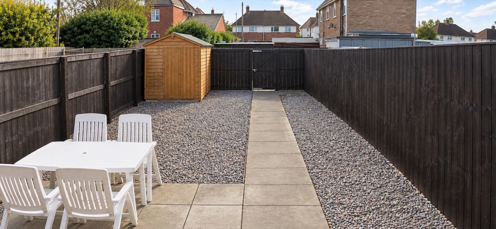 The private enclosed garden